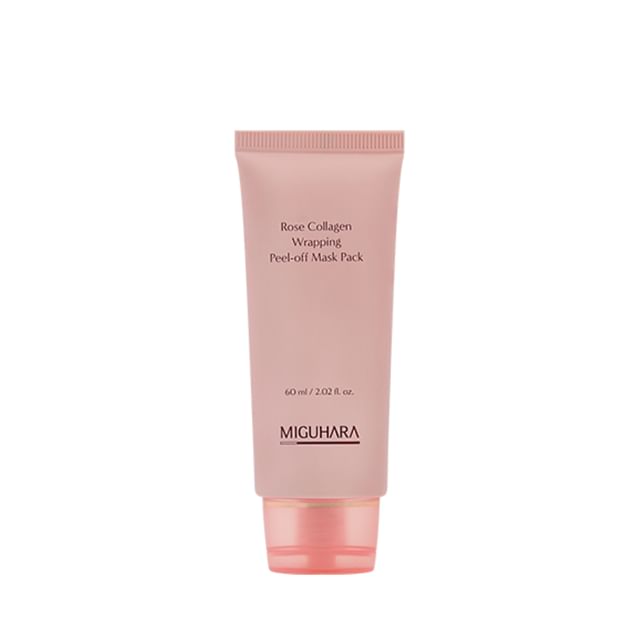 MIGUHARA-Peeling w płachcie z kolagenem różanym-60 Ml