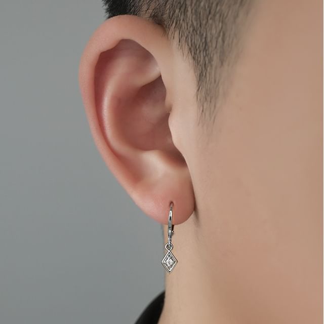 Lilafey-Rhombus Alloy Drop Earring
