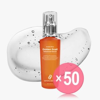 DIFFER & DEEPER - Double Effect Golden Snail Advanced Serum (x50) (Bulk Box)