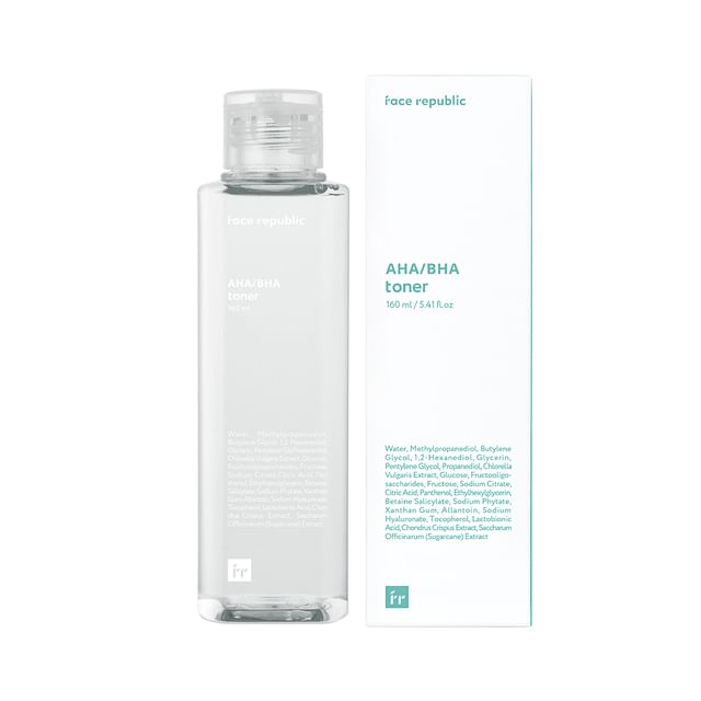 face republic AHA/BHA Toner YesStyle