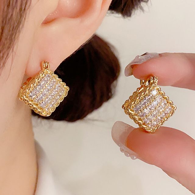 Chimerro-Rhinestone Drop Earring
