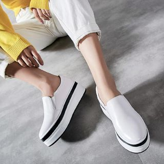 platform slip on shoes