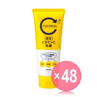 KUMANO COSME - Cyclear Medicated Vitamin C Face Wash (x48) (Bulk Box)