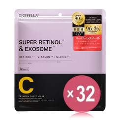 CICIBELLA - Premium Sheet Mask Super Retinol & Exosome (x32) (Bulk Box)
