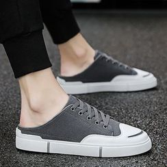 JACIN - Canvas Sneaker Mules JACIN - Canvas Sneaker Mules