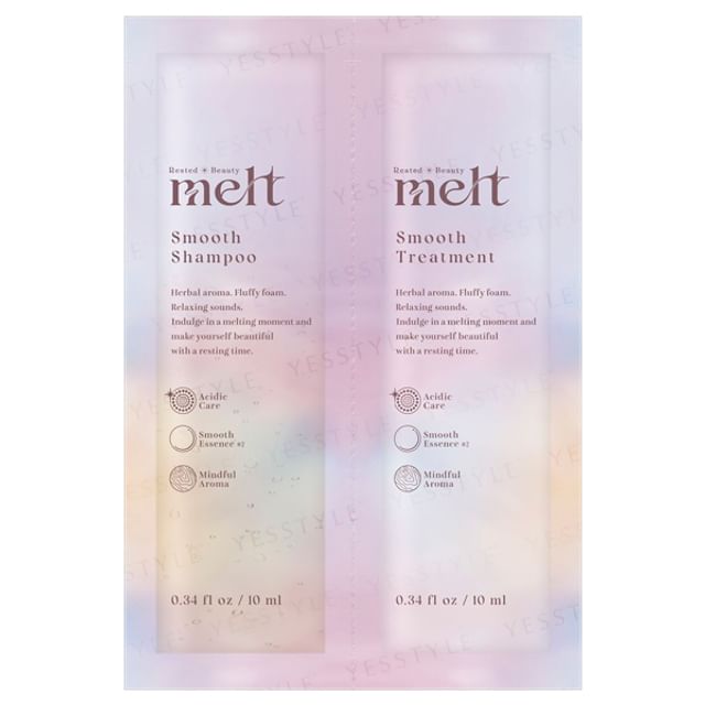 melt Smooth Shampoo & Treatment 3セット Kao - Melt Smooth Shampoo & Treatment Trial Set | YesStyle