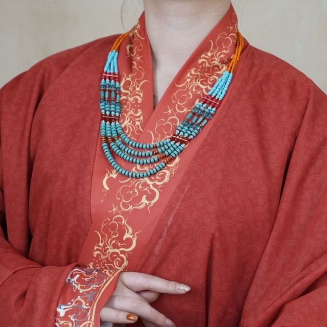 YUGO-Beaded Layered Necklace