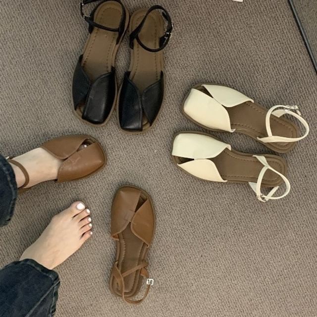 Karlao-Ankle Strap Sandals