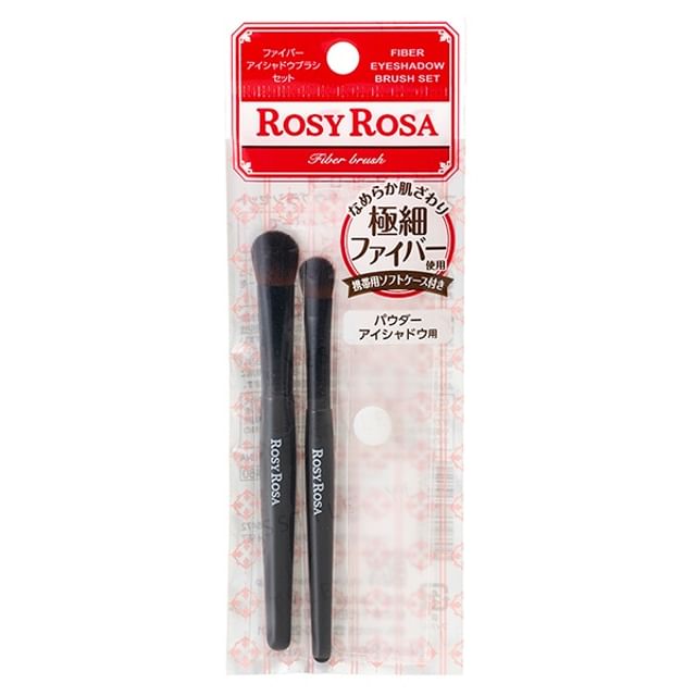 Chantilly-Rosy Rosa Fiber Eyeshadow Brush Set