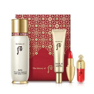 The History of Whoo - Bichup First Care Moisture Anti-Aging Essence Holiday Edition Set 4pcs