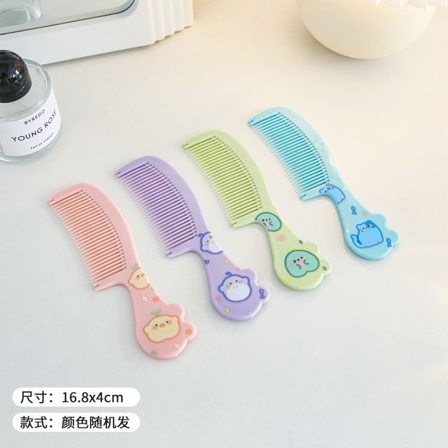 Candy Lemon - Cartoon Plastic Hair Comb (various designs) / Set