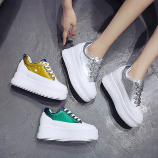hidden wedge platform sneakers