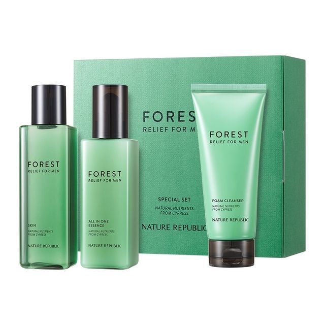 NATURE REPUBLIC Forest Relief For Men Special Set YesStyle