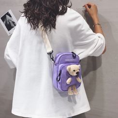 Little Days - Bear Canvas Crossbody Bag Little Days - Bear Canvas Crossbody Bag