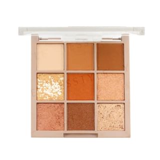 Pink Rosa - 9 Color Eyeshadow 01 Caramel Brown