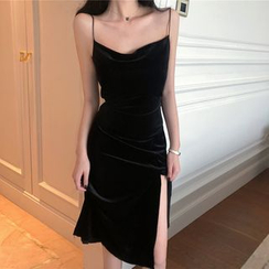 ever after - Slited Sleeveless Dress ever after - Slited Sleeveless Dress
