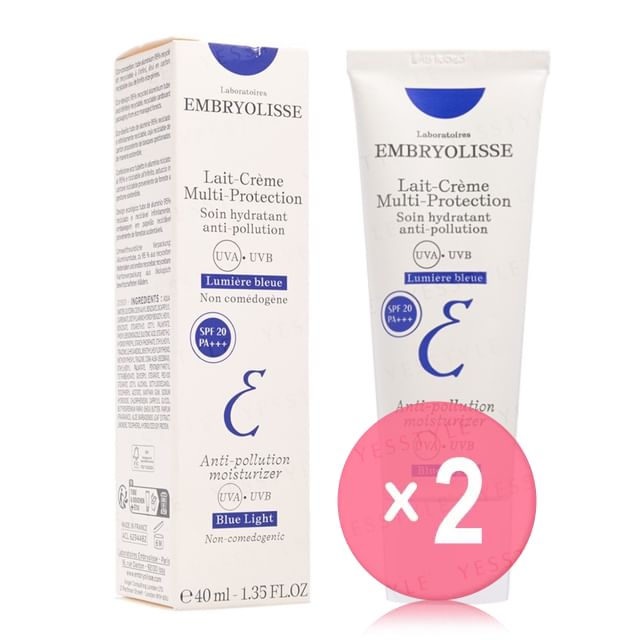 Embryolisse-Lait-Creme Multi-Protection SPF 20 PA 2pcs Bundle Set