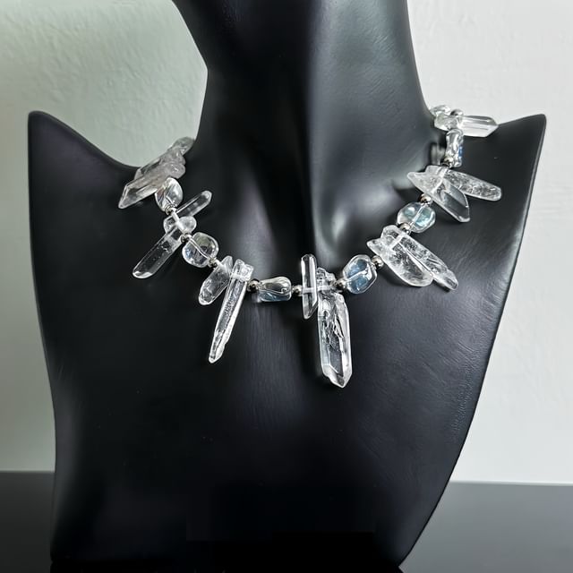 Drexxiax-Irregular Gemstone Necklace