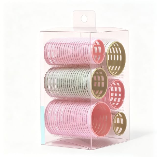 Charyeina-Lot de 6 Bigoudis en plastique plusieurs modèles