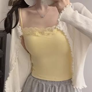 Alfie-Lace Trim Camisole Top