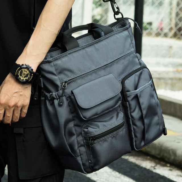 Wavecho-Multi-Pocket Crossbody Bag
