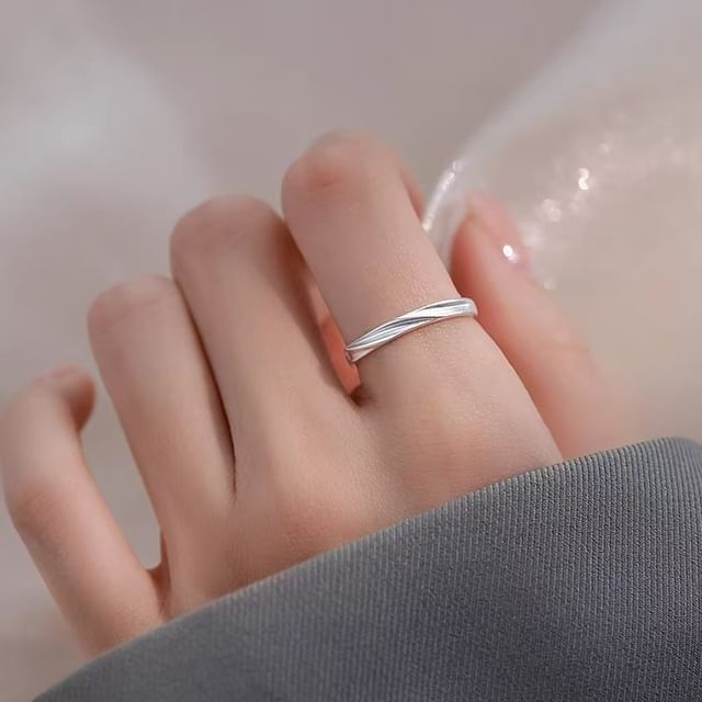 pexrl jewelry-Sterling Silver Open Ring