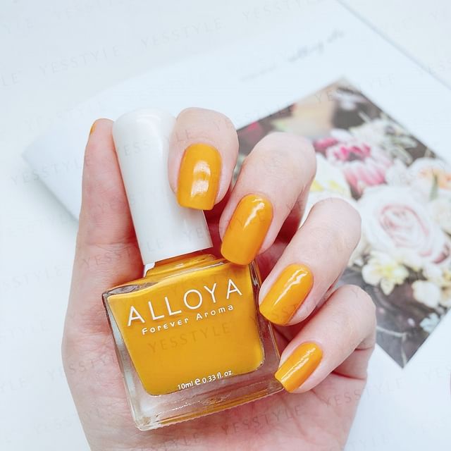 ALLOYA-Water-Based Natural Nail Polish Environmental Friendly 172 Thai Milk Cheese Waffle