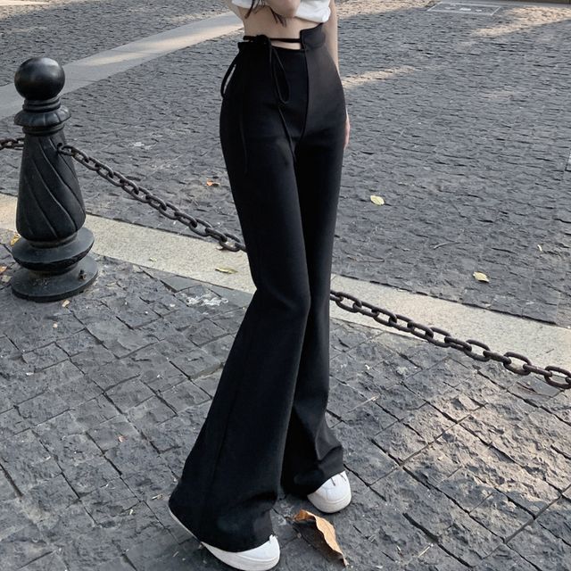 Ashlee-High Waist Flared Pants