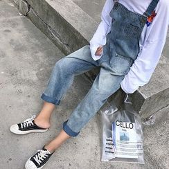 Hilsah - Denim Jumper Pants Hilsah - Denim Jumper Pants