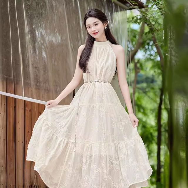 sachin and babi light blue dress Minimal Wedding /prom Dress- Netting Lace