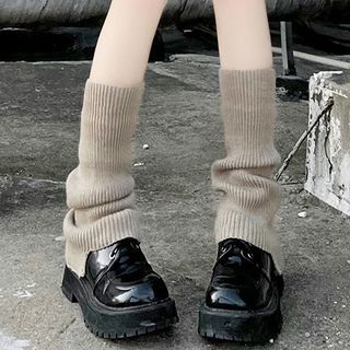 Benos - Flared Knit Leg Warmers (Various Designs)