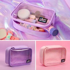 Hera's Place - Transparent Glitter Makeup Pouch Hera's Place - Transparent Glitter Makeup Pouch