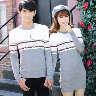 Couples Matching Sweater Matching Men Women Long Sleeve/Sleeveless