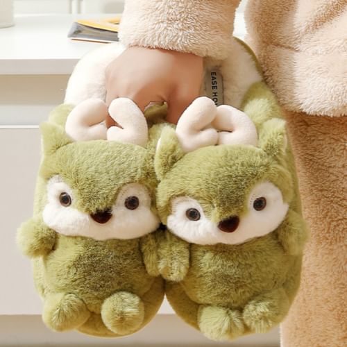 Deer slippers deals