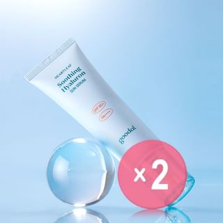 Goodal - Heartleaf Soothing Hyaluron Sun Serum 2pcs Bundle Set