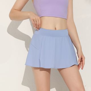 Orfayus Low Rise Plain Sports Skort Sale