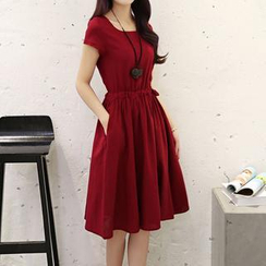 Romantica - Short-Sleeve Skater Dress Romantica - Short-Sleeve Skater Dress