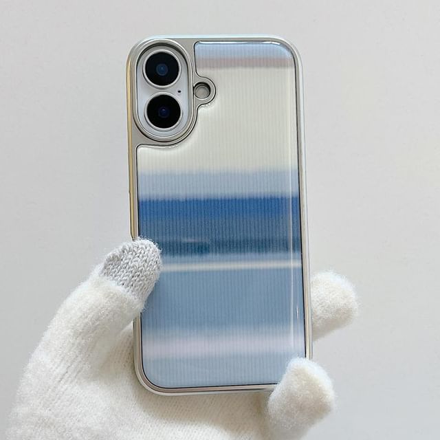 Phone in the Shell-Gradient Phone Case - iPhone 16 Pro Max 16 Pro 16 Plus 16 15 Pro Max 15 Pro 15 Plus 15 14 Pro Max 14 Pro 14 Plus 14 13 Pro Max 13 Pro 13