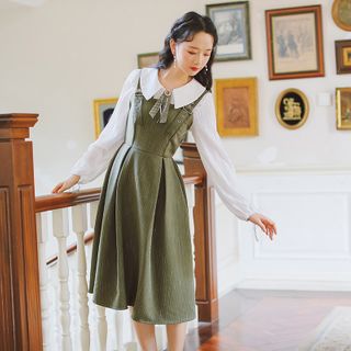 a line jumper dress