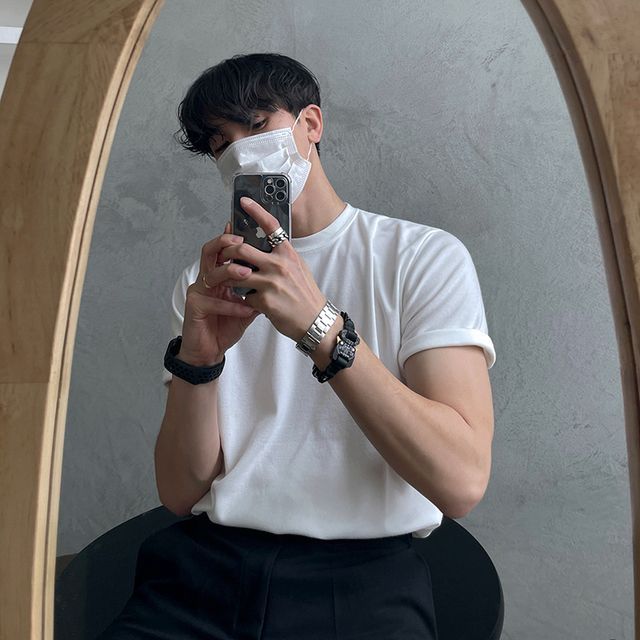 MRCYC-Plain Short-Sleeve T-Shirt