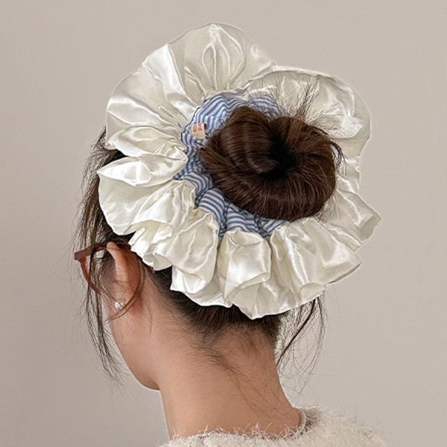 Ordinario-Ruffle Fabric Scrunchie