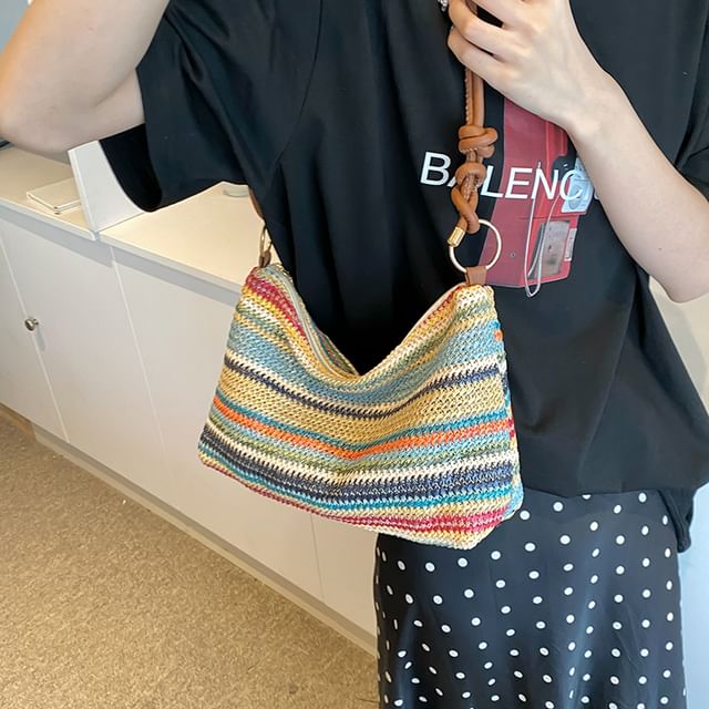 Maorong-Straw Crossbody Bag
