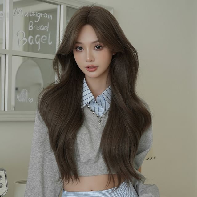 SEVENQ-Long Full Wig - Wavy