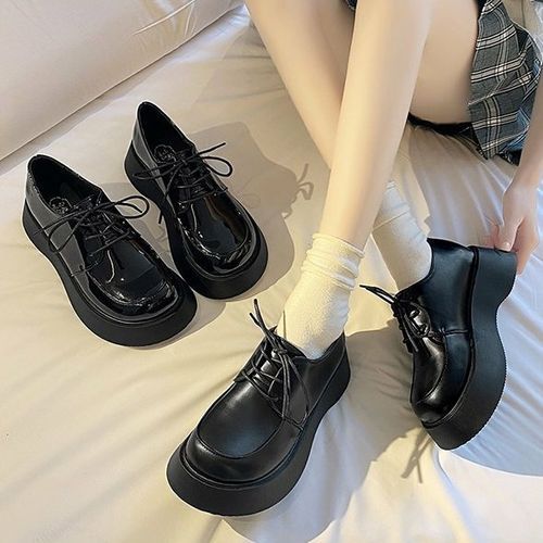 Platform Lace Up Loafers