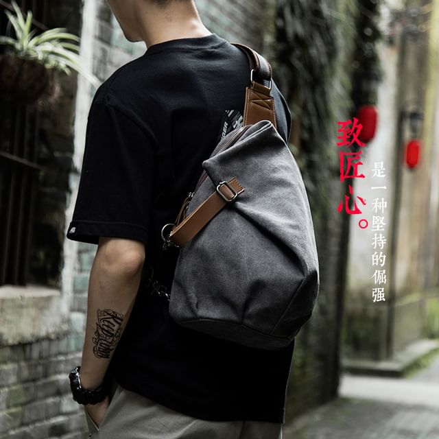 Moyyi-Buckled Sling Bag
