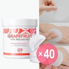 G9SKIN - Grapefruit Vita Peeling Pad 100pcs (x40) (Bulk Box)