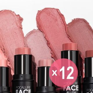 FOCALLURE - Cream Blush Buildable Blush Stick - 3 Colors (x12) (Bulk Box)