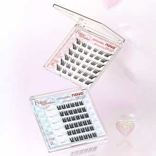 NOVO - Light and Flexible Glue-Free False Eyelashes - 3 Types