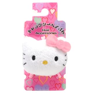 ASUNAROSYA - Sanrio Hello Kitty Pink Plush Hair Tie
