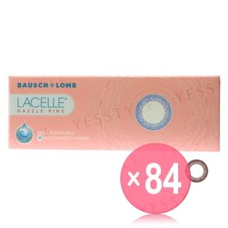 BAUSCH+LOMB - Lacelle 1 Day Dazzle Ring Color Lens Glittering Brown 30 pcs (x84) (Bulk Box)